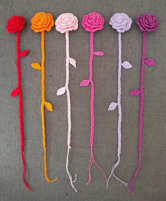 marque-page fleur (divers coloris)