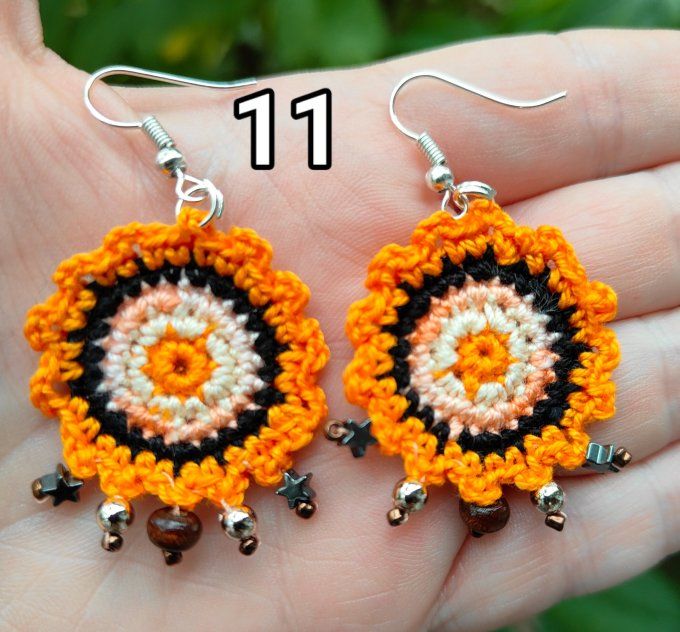 boucles d'oreilles bohèmes