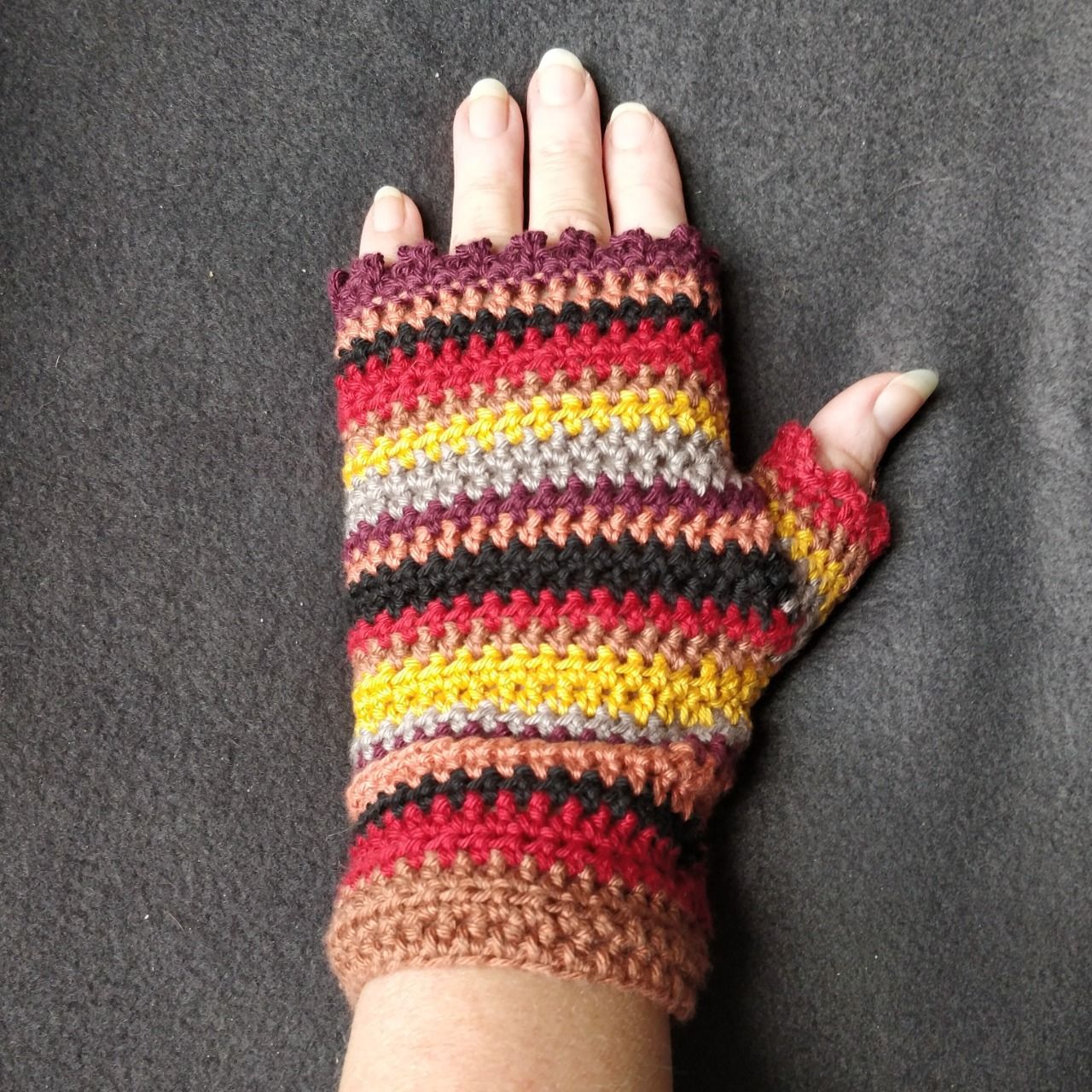 Mitaines multicolores