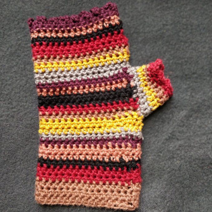 Mitaines multicolores